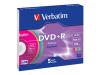 Verbatim
Verbatim Colours - DVD+R x 5 - 4.7 GB - storage media